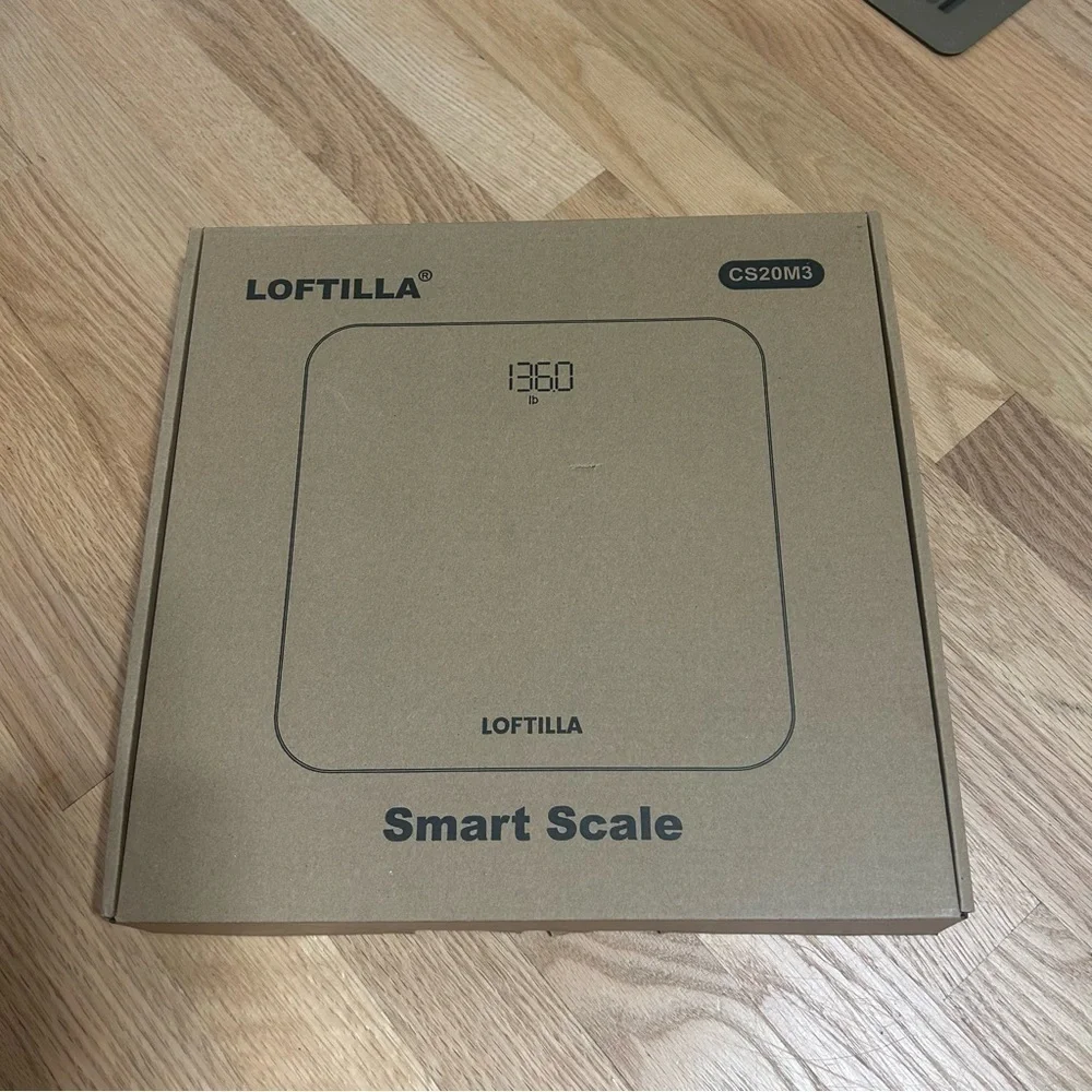 Loftilla Smart Scale for BMI Tracking NEW Black Bathroom